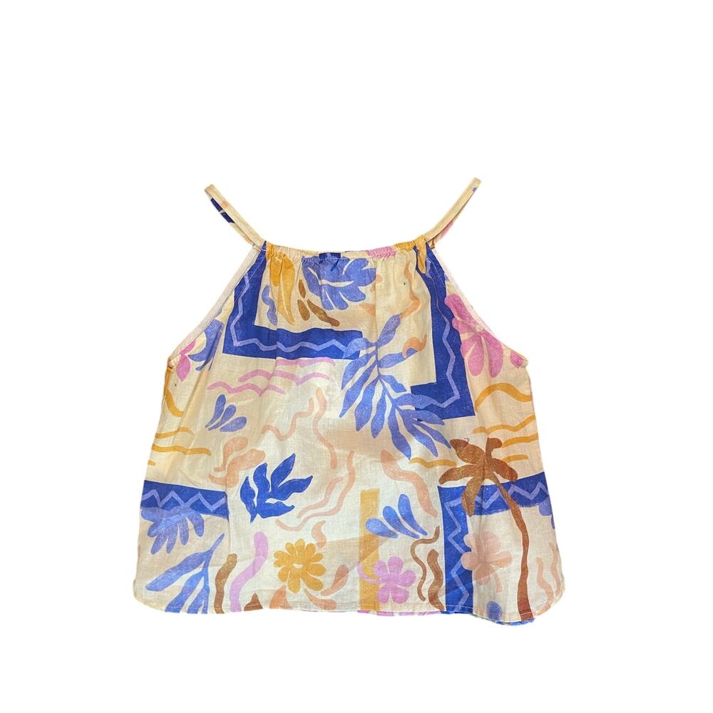 ZARA abstract tropical tank 10Y